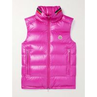 Ouse Logo-Appliqued Quilted Shell Down Gilet