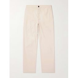 Laurence Straight-Leg Cotton-Blend Twill Trousers