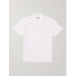 Havana Camp-Collar Linen Shirt