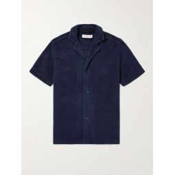Howell Camp-Collar Cotton-Terry Shirt
