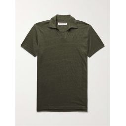 Felix Slim-Fit Linen-Jersey Polo Shirt