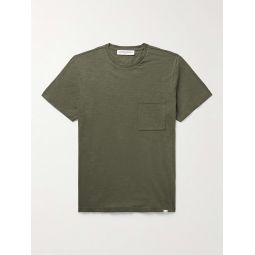 OB Classic Slim-Fit Garment-Dyed Slub Cotton-Jersey T-Shirt