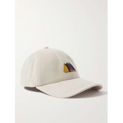 Embroidered Cotton-Twill Baseball Cap