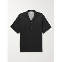 Convertible-Collar Cotton Shirt
