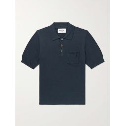 Cotton and Linen-Blend Polo Shirt
