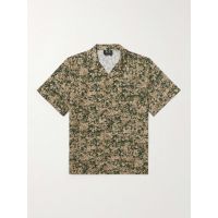 Lloyd Convertible-Collar Printed Cotton Shirt