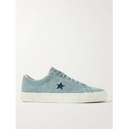 One Star Pro Canvas-Trimmed Suede Sneakers