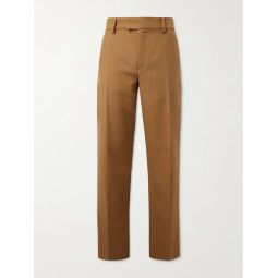 Straight-Leg Drill Suit Trousers