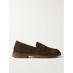 Canal Suede Penny Loafers