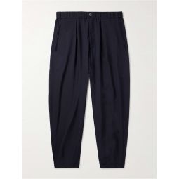 Straight-Leg Lyocell and Silk-Blend Suit Trousers