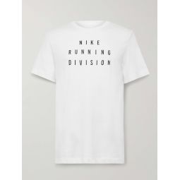 Run Division Logo-Print Cotton-Blend Dri-FIT T-Shirt