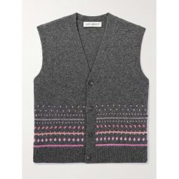 Rugrat Fair Isle Wool Sweater Vest