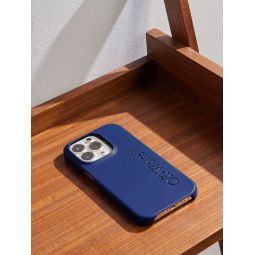 Logo-Debossed Faux Leather iPhone 14 Pro Case