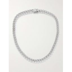 Lou Rhodium-Plated Chain Necklace