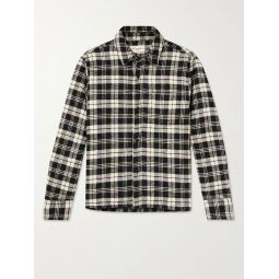 Harring Checked Cotton-Flannel Overshirt