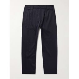 Shift Tapered Pleated Wool-Twill Suit Trousers