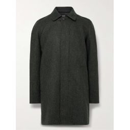 Pete Herringbone Virgin Wool Coat
