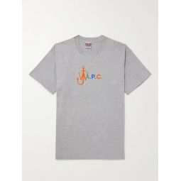 + JW Anderson Anchor Logo-Print Cotton-Jersey T-Shirt