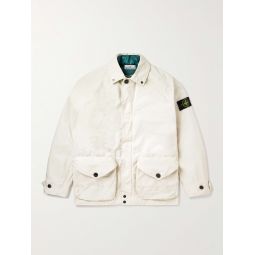 Logo-Appliqued Shell Jacket with Detachable Liner