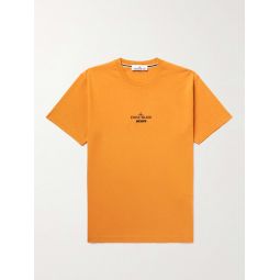 Archivio Embroidered Logo-Print Cotton-Jersey T-Shirt