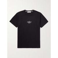 Archivio Embroidered Logo-Print Cotton-Jersey T-Shirt