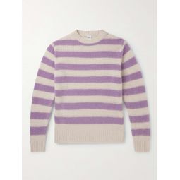 Striped Brushed Wool Sweater