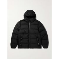 Logo-Appliqued Quilted Padded Shell Down Jacket