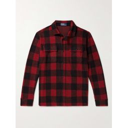 Checked Recycled-Flannel Shirt