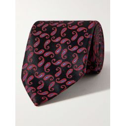 8.5cm Paisley-Jacquard Silk Tie