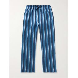 Royal 220 Straight-Leg Striped Cotton-Satin Pyjama Trousers