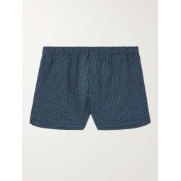 Plaza 21 Slim-Fit Printed Cotton Boxer Shorts