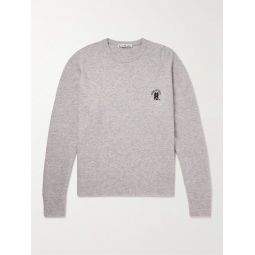 Kiza Logo-Embroidered Knitted Sweater