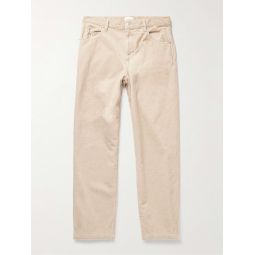 Jorje Wide-Leg Cotton and Linen-Blend Corduroy Trousers