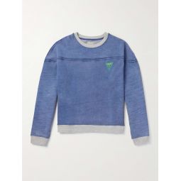 Printed Cotton-Blend Jersey Sweatshirt