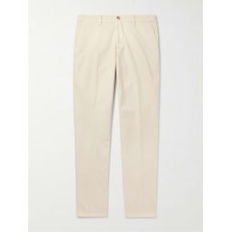 Dumbo Straight-Leg Cotton-Blend Gabardine Trousers