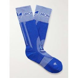 + adidas Originals Logo-Jacquard Ribbed Recycled Stretch-Knit Socks