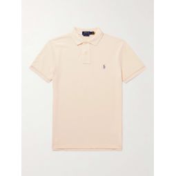 Slim-Fit Logo-Embroidered Cotton-Pique Polo Shirt
