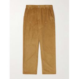 Wide-Leg Cotton-Corduroy Trousers