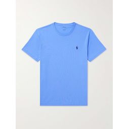 Slim-Fit Logo-Embroidered Cotton-Jersey T-Shirt