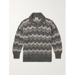Chevron Cotton Sweater