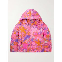 Floral-Print Cotton and TENCEL Lyocell-Blend Down Hooded Jacket