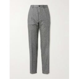 Phillip Tapered Pleated Wool-Blend Trousers