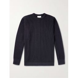 Maritime Ribbed Merino Wool Sweater