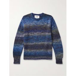 Space-Dyed Knitted Sweater