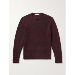 Fanach Birdseye Merino Wool and Cashmere-Blend Sweater