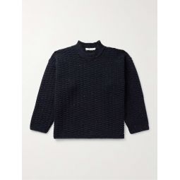 Donegal Merino Wool and Cashmere-Blend Mock-Neck Sweater