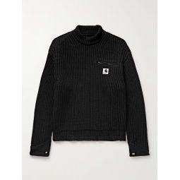 + Carhartt WIP Detroit Ribbed Wool and Nylon-Blend Sweater