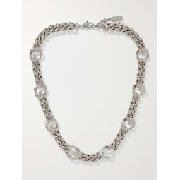 G Chain Silver-Tone Necklace