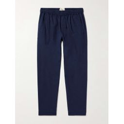 Assembly Cropped Tapered Washed Cotton-Pique Trousers