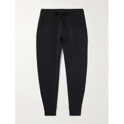 Slim-Fit Tapered Flex Stretch Organic Cotton-Jersey Sweatpants